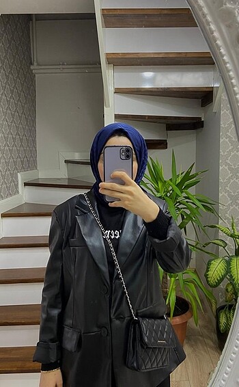 Bershka deri blazer
