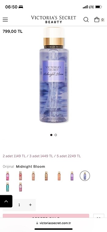 Midnight blue 250 Ml