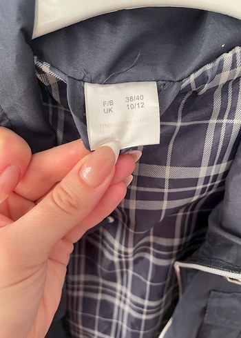 Gri Düğmeli unisex Yağmurluk 210 - Görsel 3