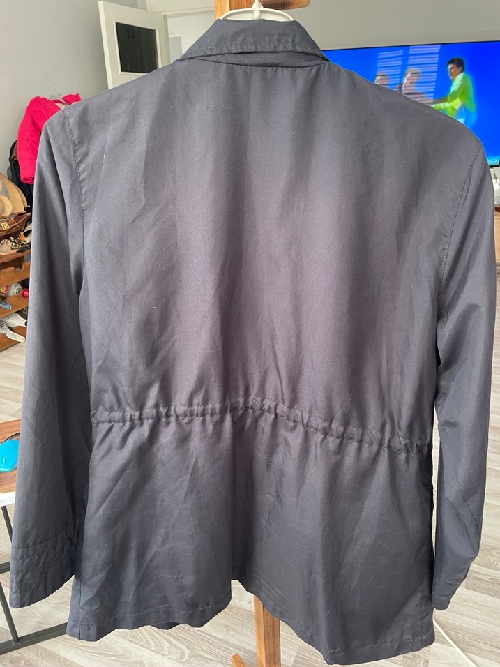 Gri Düğmeli unisex Yağmurluk 210 - Görsel 2