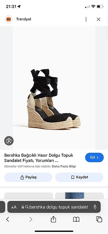 Bershka Bershka hasır dolgu topuklu ayakkabı