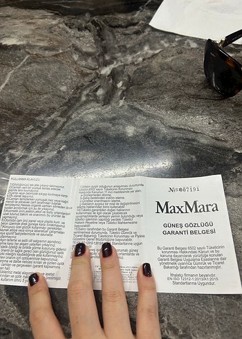 Maxmara mm 0030 52A leopar kadın gözlük - Görsel 4