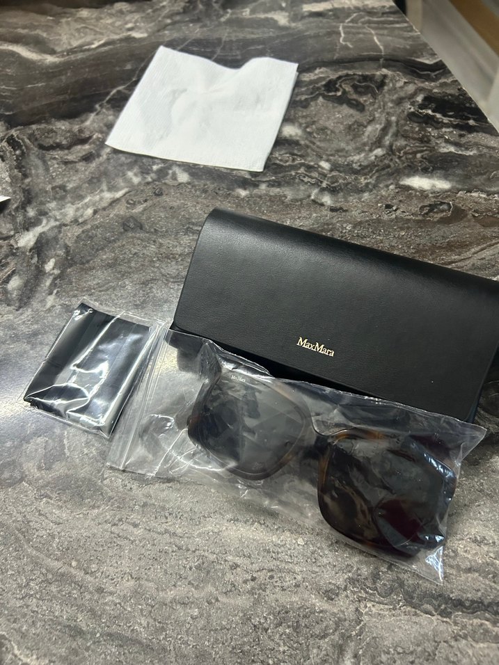 Maxmara mm 0030 52A leopar kadın gözlük - Görsel 2