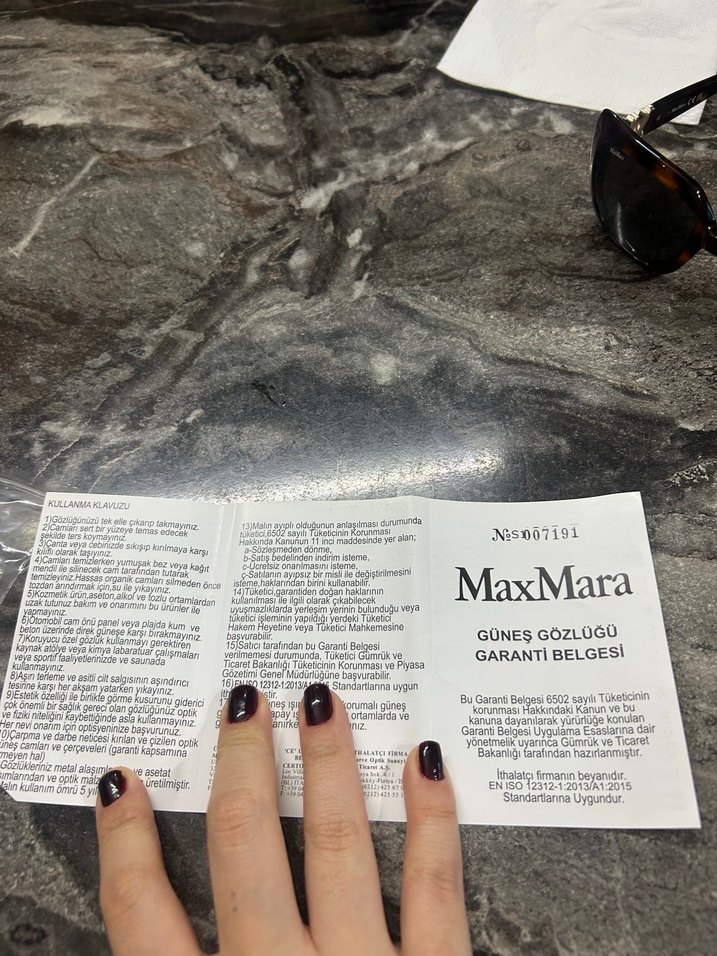 Maxmara mm 0030 52A leopar kadın gözlük - Görsel 4