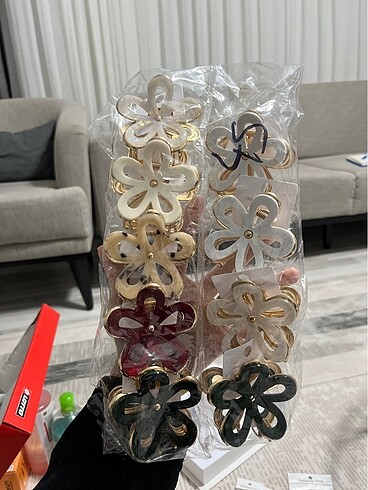 Metal çiçek toka