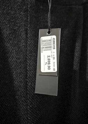 Mascara Gri Triko Kadın Yün Kumaş Pantolon