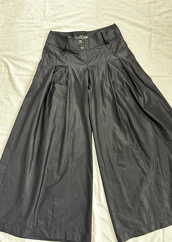 Siyah Kadın Palazzo Model Pantolon - Görsel 3