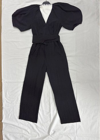 Kadın Siyah Uzun Tulum - Görsel 2