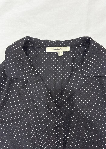 Puantiyeli Kadın Elbise - Görsel 2