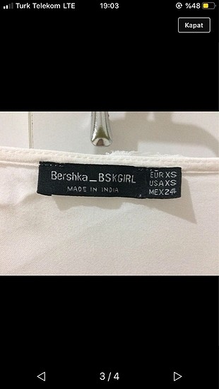 Bershka Hasarsız 
