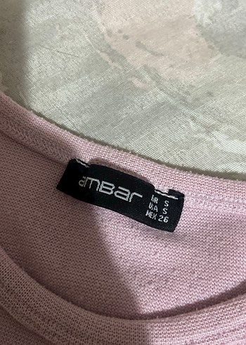 Pembe Kısa Kollu Basic Tişört - Görsel 5