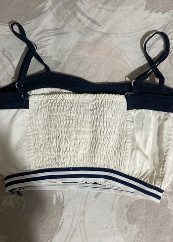 Pamuklu Beyaz Straplez Büstiyer - Görsel 2