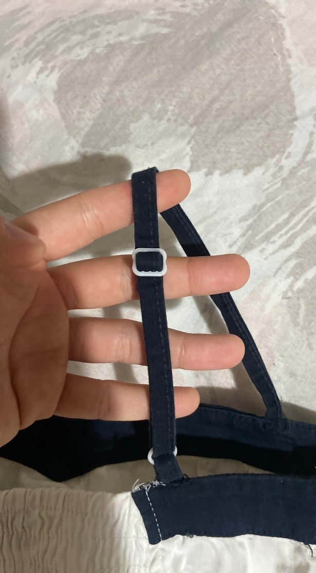 Pamuklu Beyaz Straplez Büstiyer - Görsel 3