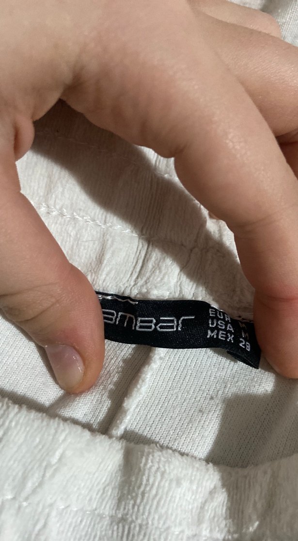 Gri Rahat Kesim Midi Keten Kadın Pantolon - Görsel 4