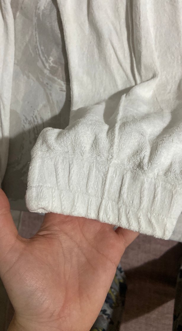 Gri Rahat Kesim Midi Keten Kadın Pantolon - Görsel 2