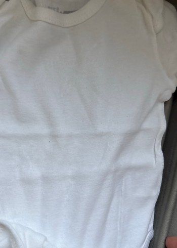 Beyaz Kısa Kollu Bebek Body 5 li - Görsel 4