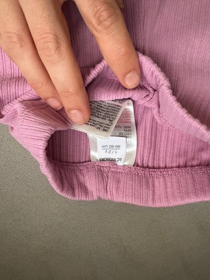 Kızlar için Pastel Renkli Pamuklu Rahat Taytlar - Görsel 3