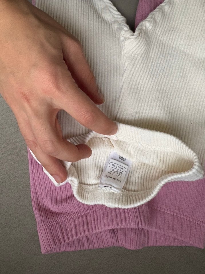 Kızlar için Pastel Renkli Pamuklu Rahat Taytlar - Görsel 4