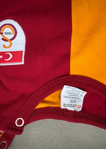 Sarı-Bordo Bebek Kolsuz Body Velcro Kapamalı - Görsel 5