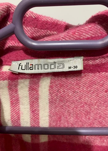 Pembe Ekose Desenli Uzun Kollu Kadın Gömlek - Görsel 2