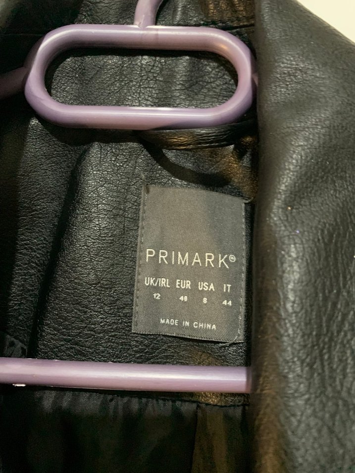 Siyah Deri Biker Ceket - Görsel 2