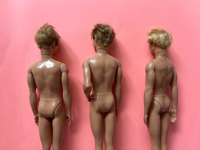  Beden Renk 3 ADET MATTEL KEN BEBEK - 2000ler
