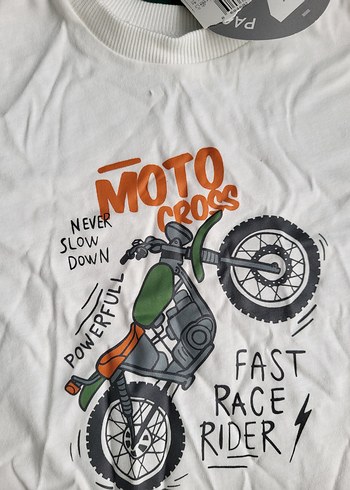 Biker Temalı Bebek Erkek Kısa Kollu Takım ve çorap - Görsel 4