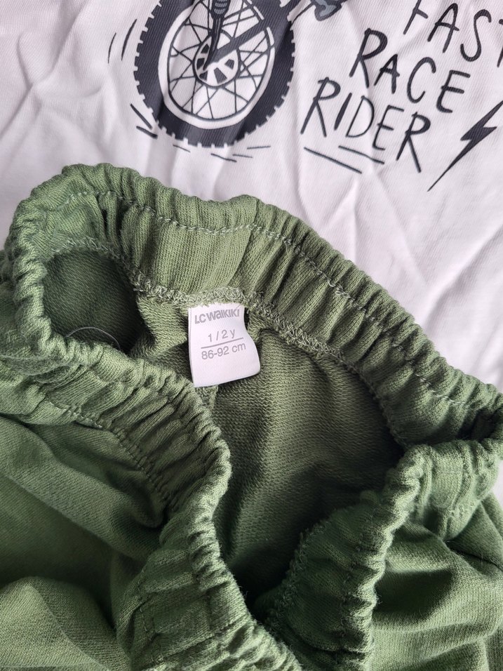 Biker Temalı Bebek Erkek Kısa Kollu Takım ve çorap - Görsel 5