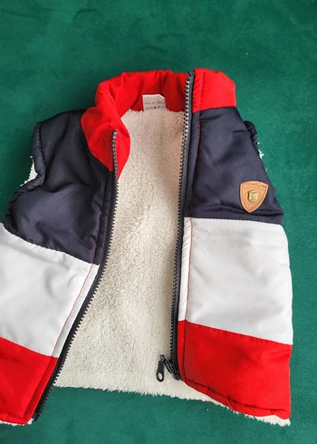 Erkek Çocuk Fermuarlı Çok Renkli Yelek - Görsel 2