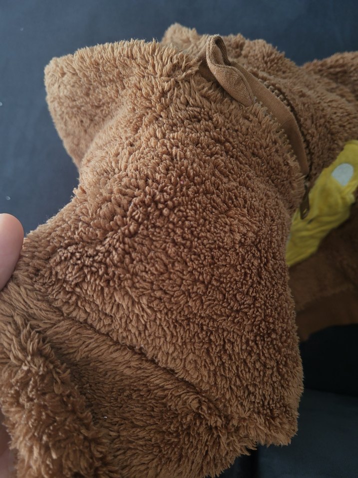 Kürklü Kapüşonlu Kahverengi Erkek Çocuk Ceketi - Görsel 4