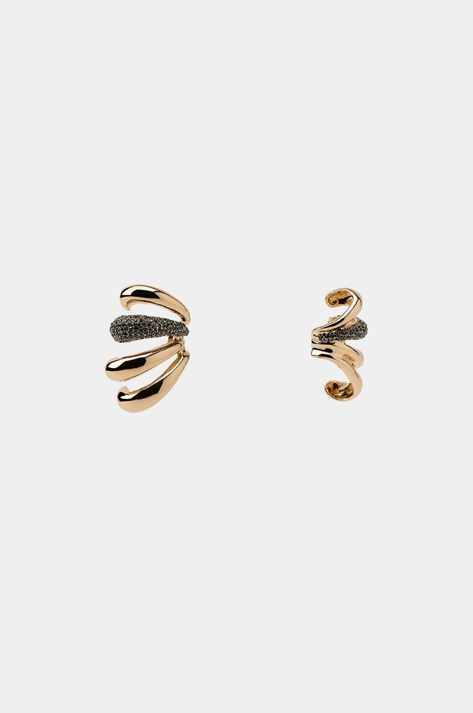 Parlak taşlı ear cuff küpe — görsel 2/2