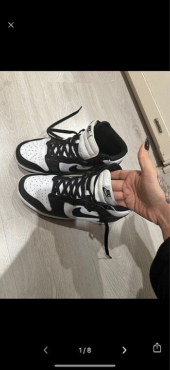 42,5 Beden Nike dunk high jordon
