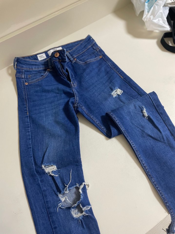 Mavi Skinny Kadın Midi Boy Kot Pantolon - Görsel 2