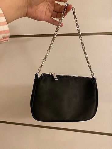 Mango mini saten çanta