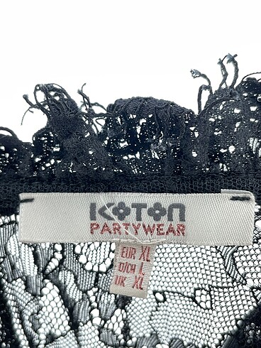 xl Beden siyah Renk Koton Bluz %70 İndirimli.
