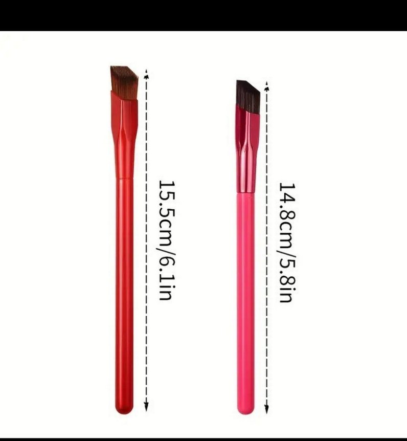 Kırmızı Renkli Ultra Yumuşak Kaş Fırçası - Görsel 3