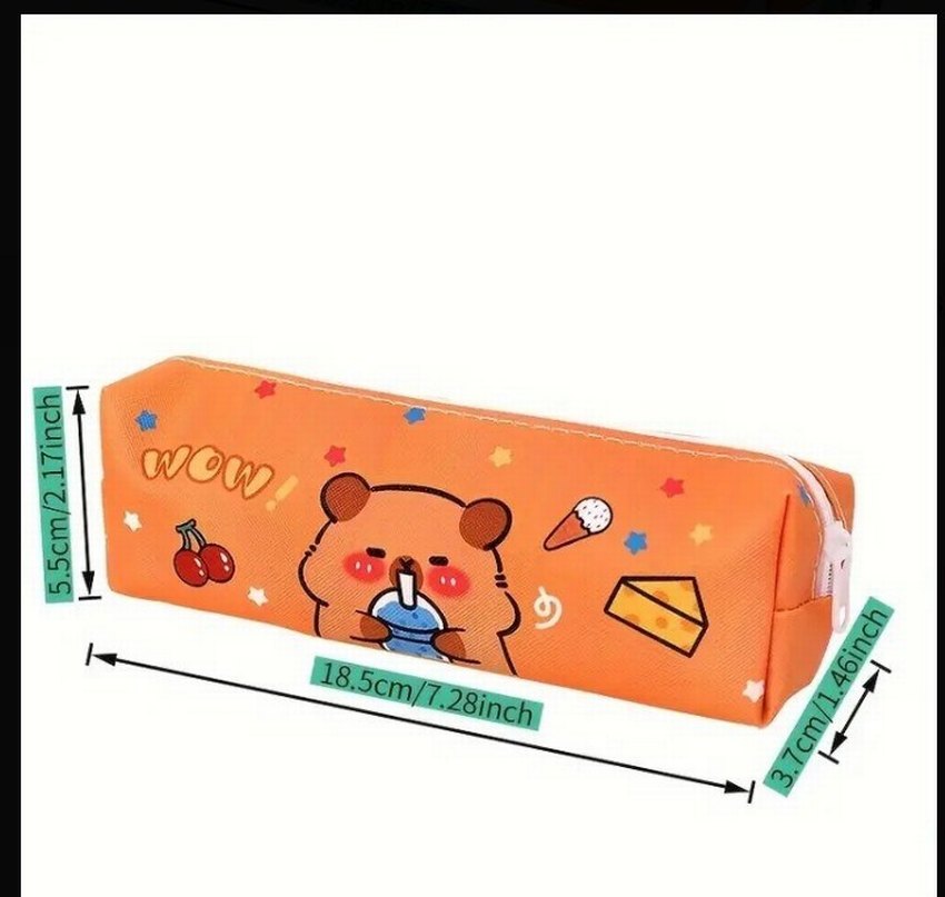 Renkli Baskılı Fermuarlı Çocuk kalem kutusu - Görsel 3