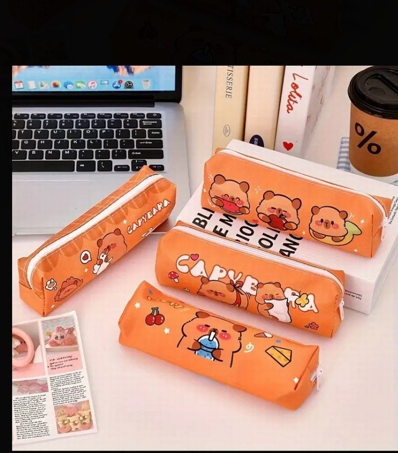 Renkli Baskılı Fermuarlı Çocuk kalem kutusu - Görsel 2