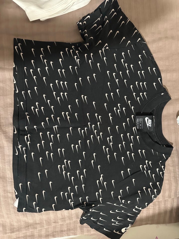 Nike Siyah Baskılı kadın Tişört - Görsel 2