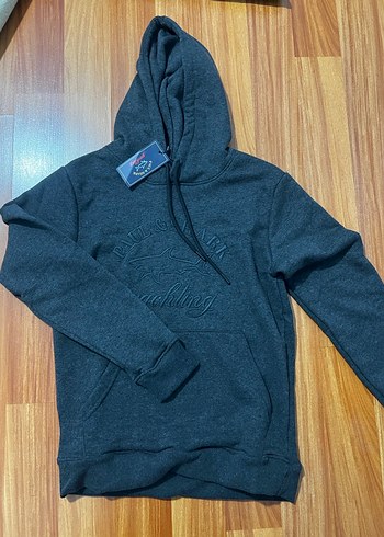 Diğer Gri Kapüşonlu Sweatshirt