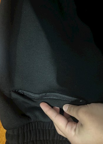 Erkek Siyah  Eşofman Altı - Görsel 7