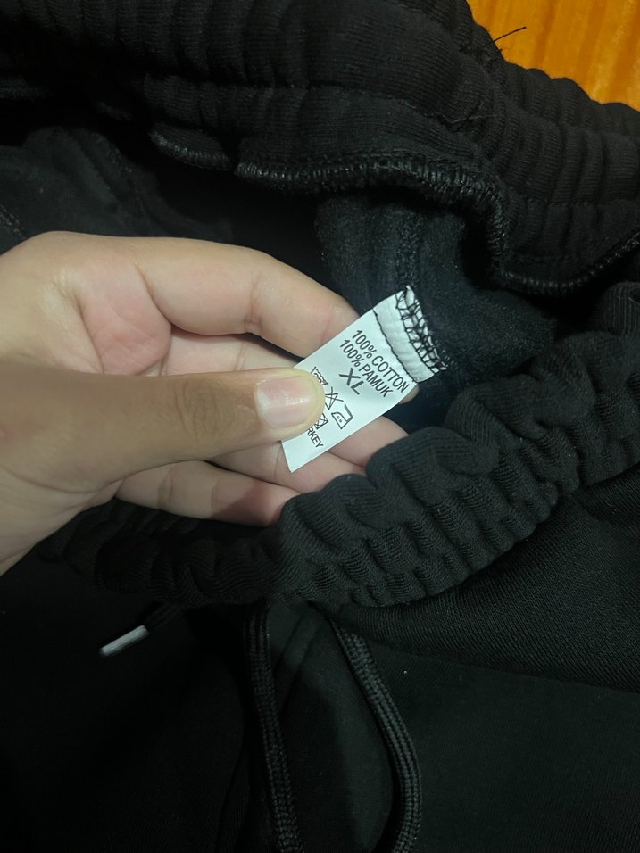 Erkek Siyah  Eşofman Altı - Görsel 4