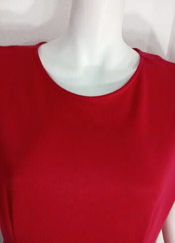 16-17 Yaş Beden kırmızı Renk SUZİE mevsimlik fırfırlı elbise 