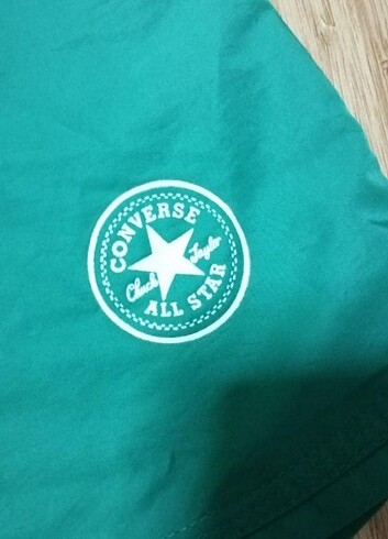 xs Beden yeşil Renk CONVERSE deniz şortu 