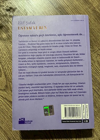 Beden Elif Şafak - Ustam ve Ben Romanı