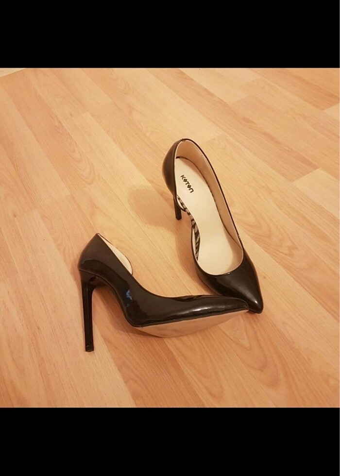 Koton siyah rugan stiletto - Görsel 2
