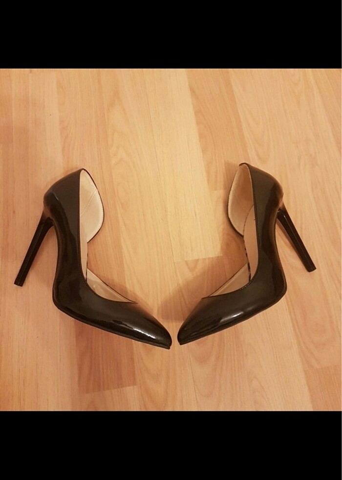 Koton siyah rugan stiletto - Görsel 3