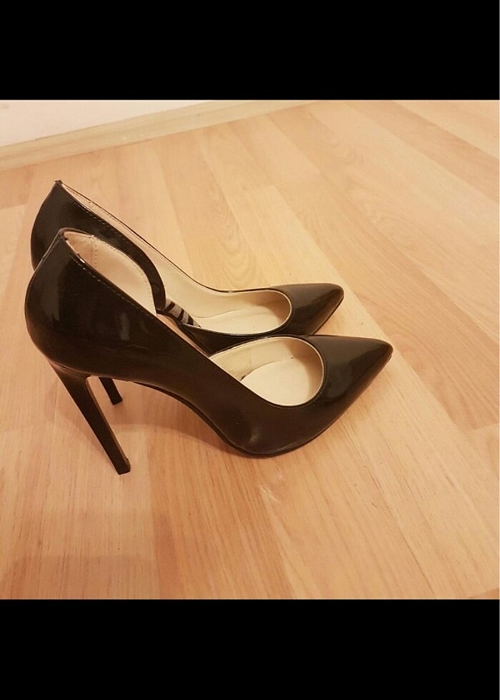 Koton siyah rugan stiletto - Görsel 4