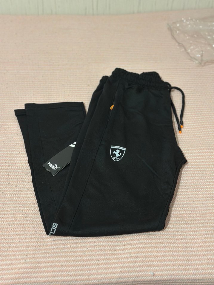 Puma Siyah Fermuarlı Erkek Eşofman Altı - Görsel 2