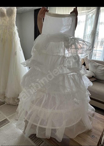 Aysira Askılı Beyaz A Kesim Gelinlik - Görsel 6